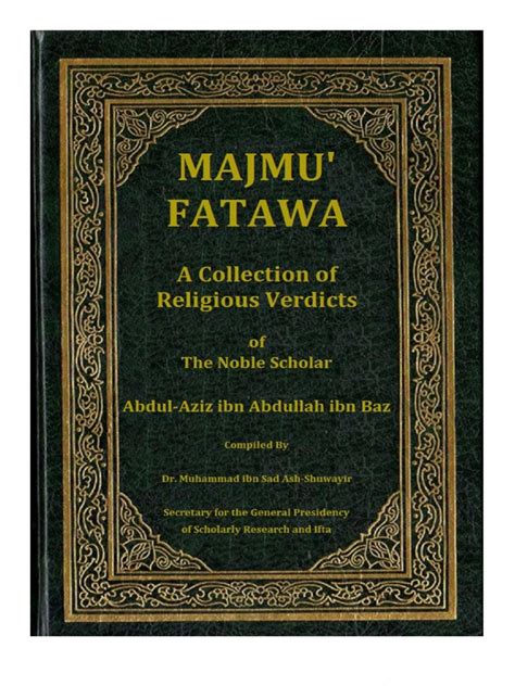 fatwa ibn baz volume 6 pdf
