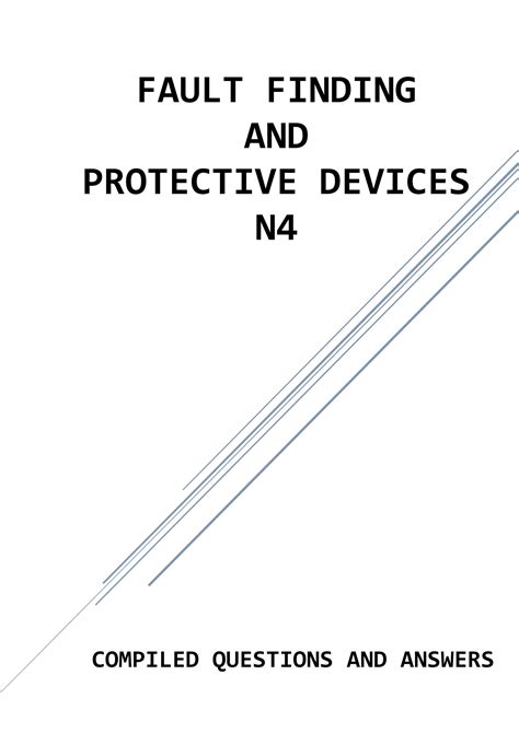 Full Download Fault Finding N4 Queastion Paper 