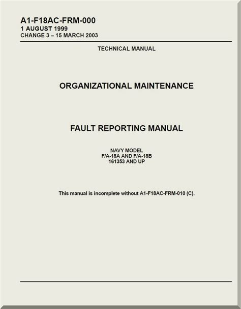 Full Download Fault Reporting Manual 
