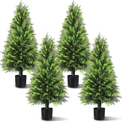 faux privacy trees