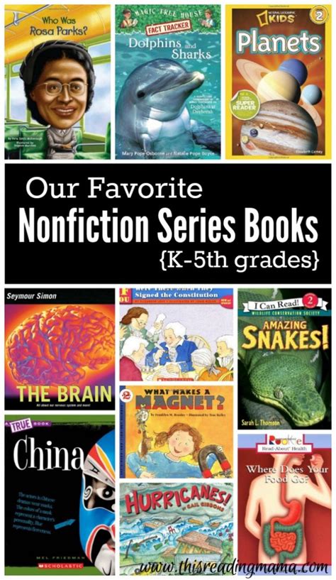 Favorite Nonfiction Series Books For K 5th Grades Nonfiction For 2nd Graders - Nonfiction For 2nd Graders