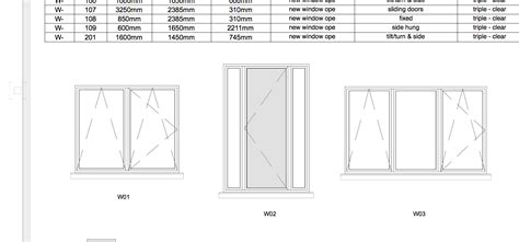 favoured window schedule workflows Architecture Vectorworks
