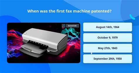 Fax Machine Trivia