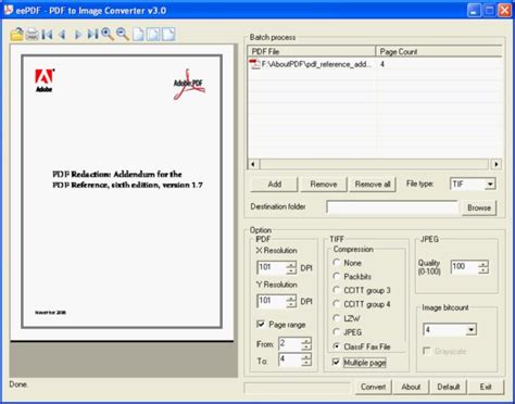 fax viewer to pdf converter