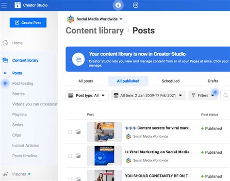 fb creator studio | Creator Studio Facebook Qun l fanpage Facebook