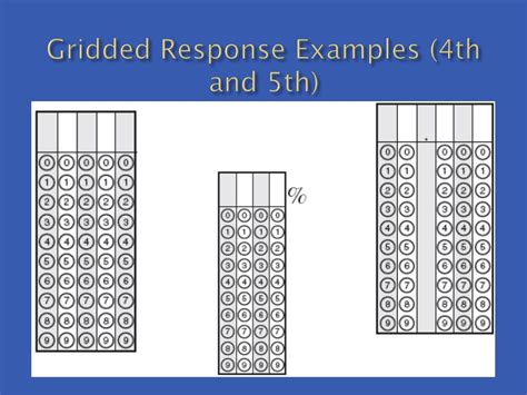 Fcat Gridded Response Practice Grade 6