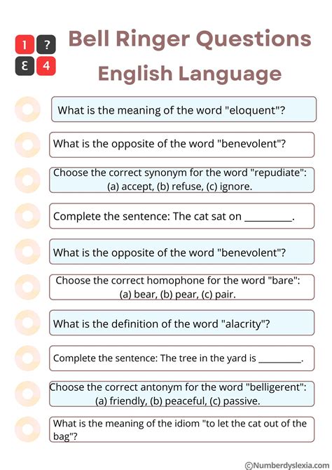 Fcat Practice Question Bell Ringer