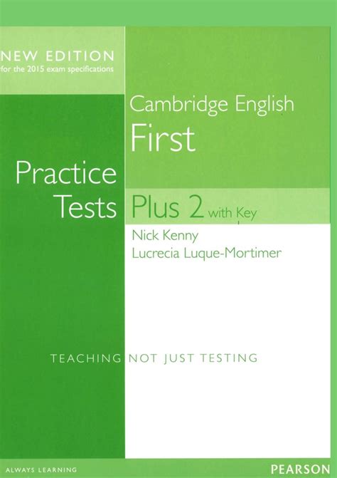 Fce Practice Tests Plus Answers Nick Kenny