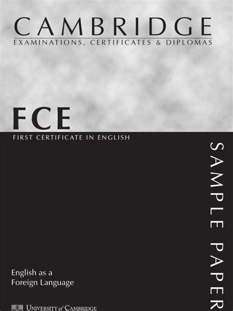 Read Online Fce Reading Sample Paper 