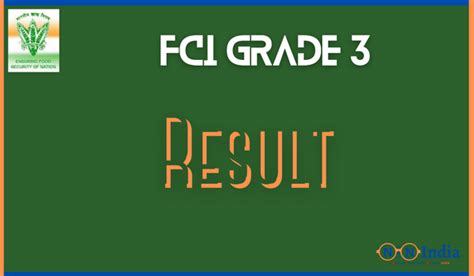 Fci Grade 3 Result 2023 Answer Key Paper Grade Results Answer Key - Grade Results Answer Key