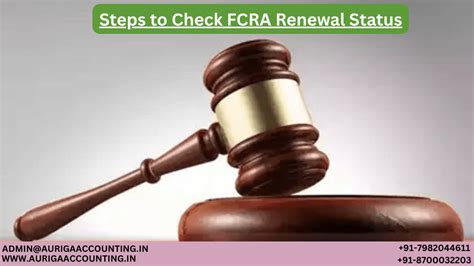 Fcra Renewal Status