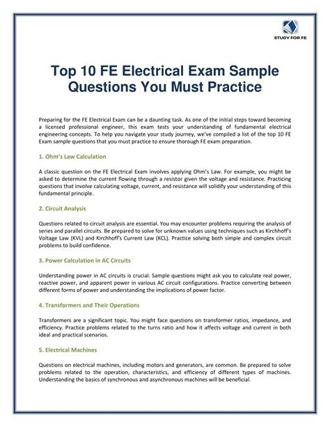 Download Fe Exam Sample Questions And Solutions Pdf Zouxiuore 
