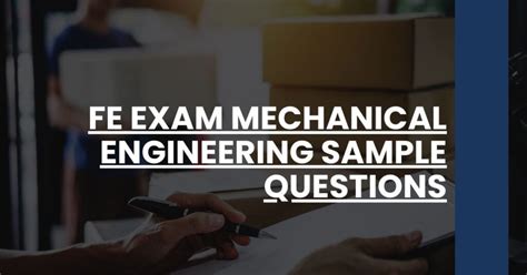Read Fe Mechanical Sample Questions And Solutions 