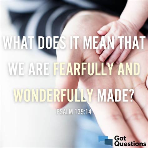 Fearfully And Wonderfully Made