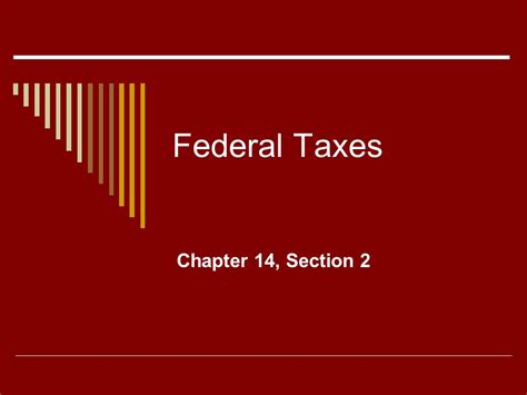 Federal Taxes Chapter 14 Section 2 D Reading And Review Answers