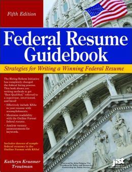 Read Online Federal Resume Guidebook Fifth Edition 