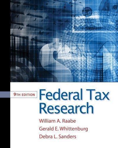Full Download Federal Tax Research 9Th Edition 
