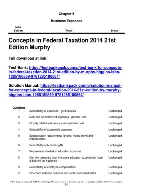 Read Online Federal Taxation 2014 Chapter 13 Discussion 