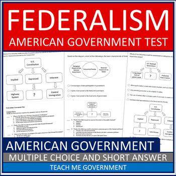federalism test answer