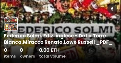 federico solmi ediz inglese
