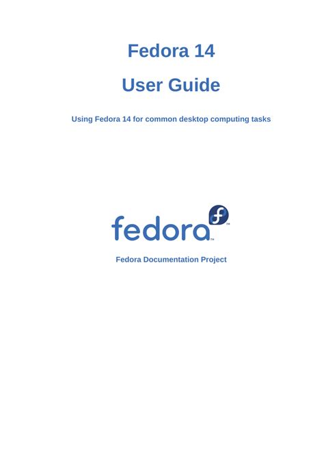 Full Download Fedora User Guide 