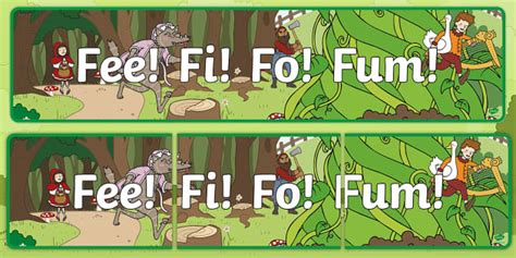 Fee Fi Fo Fum