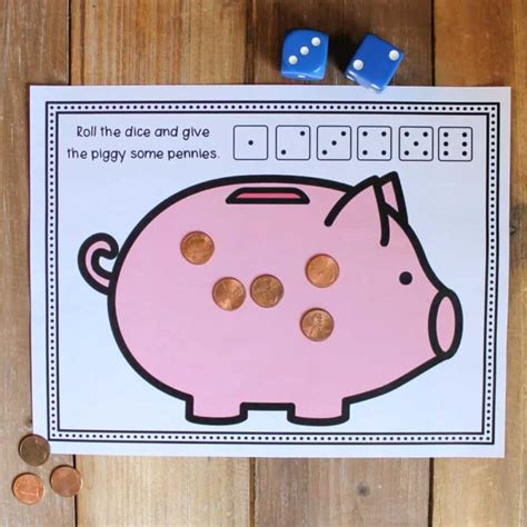 Feed The Piggy Bank Math Activity Fun Free Piggy Math - Piggy Math