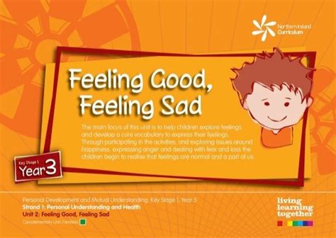 feeling good feeling sad ni curriculum