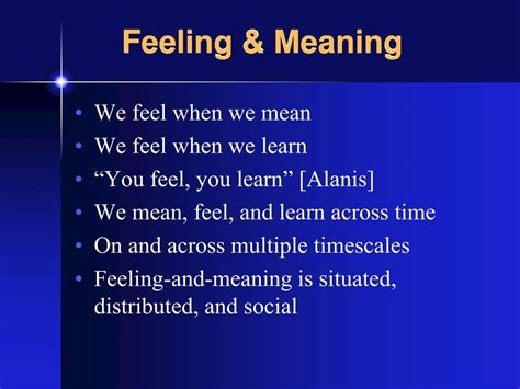 feeling meaning