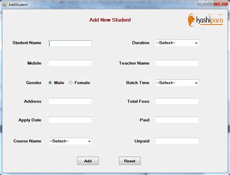 Fees Management System Vb Project Report
