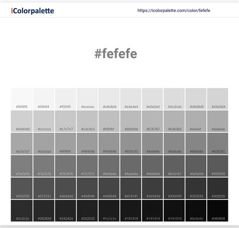 Fefefe   Fefefe Color Hex Rgb Hsl Information - Fefefe