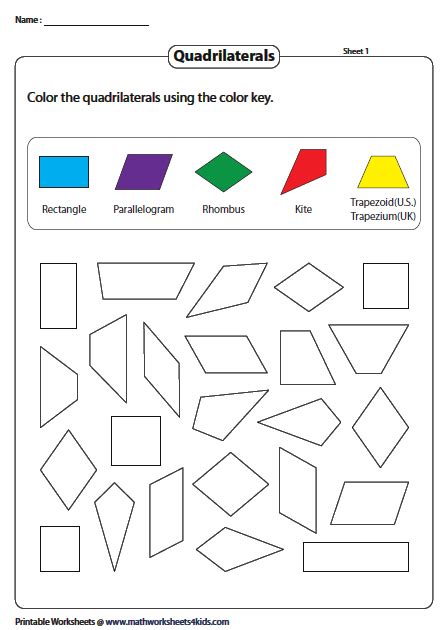 Felixaudu De Quadrilaterals Coloring Activity Html Quadrilateral Worksheet 2nd Grade - Quadrilateral Worksheet 2nd Grade