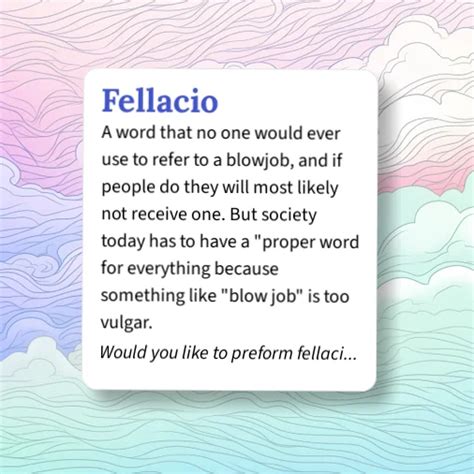 Fellacio Definition