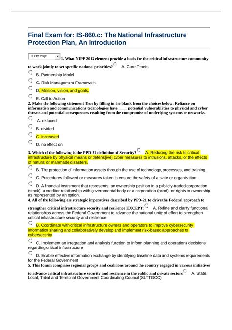 Read Fema Is 860 C Answers 