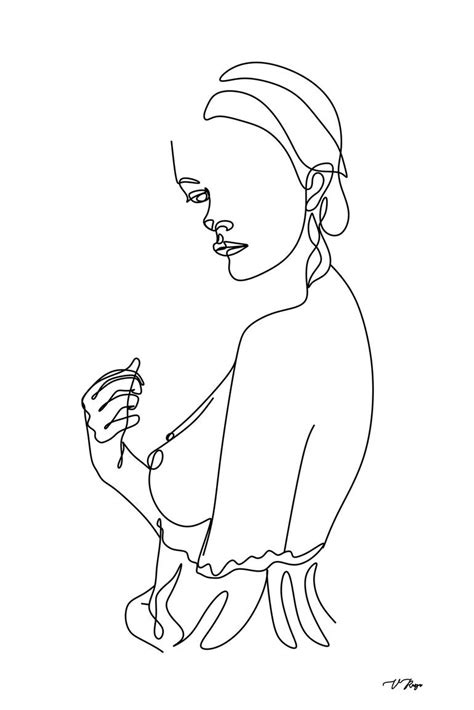 female nude sketch