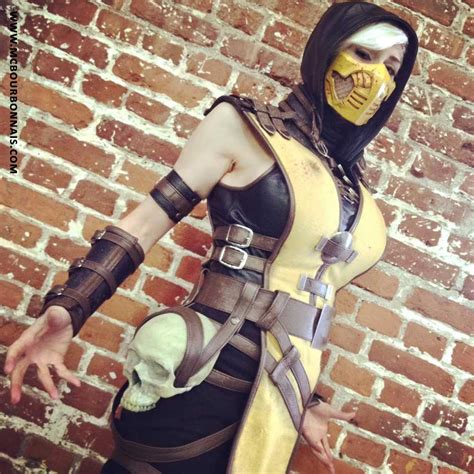 Female scorpion cosplay
