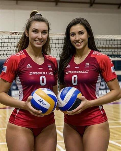 female volleyball nude