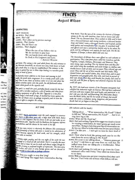 Fences Full Text