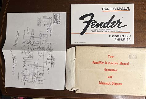 Read Online Fender Bassman 100 User Guide 