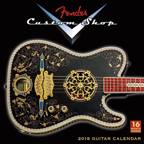 Download Fender Custom Shop Guitars 2018 Wall Calendar Ca0133 