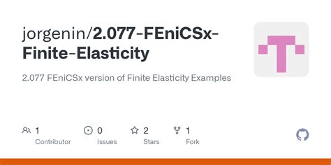 fenicsx · GitHub Topics · GitHub