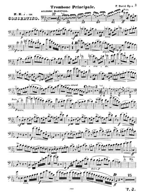 Ferdinand David Trombone