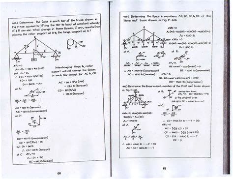 Ferdinand Singer Engineering Mechanics Solution