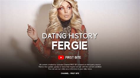 fergie dating history