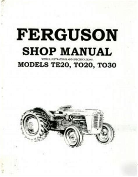 Full Download Ferguson Te20 User Guide 