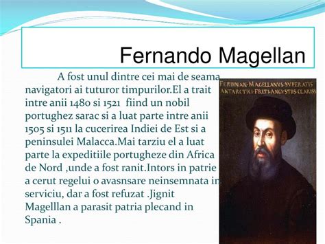 fernando magellan informatii in romana