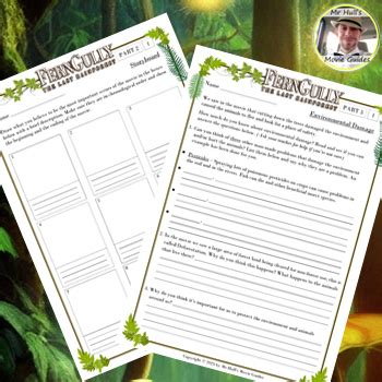 Ferngully Lesson Activities