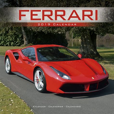 Read Online Ferrari Calendar Calendars 2018 2019 Wall Calendars Car Calendar Automobile Calendar Ferrari 16 Month Wall Calendar By Avonside 