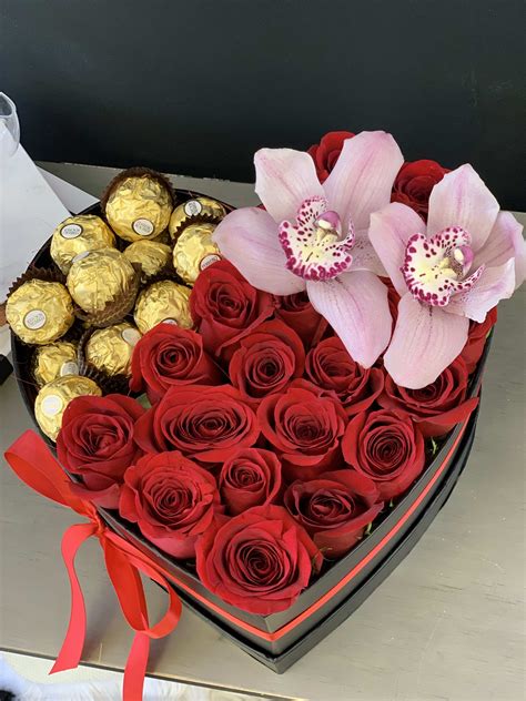 Ferrero Rocher Box Flower Arrangements