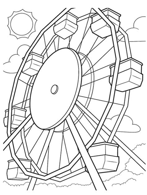 Ferris Wheel Coloring Page Crayola Com Ferris Wheel Coloring Page - Ferris Wheel Coloring Page